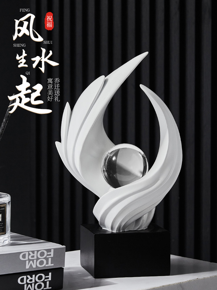 风盛水气无障碍高端客厅装饰酒柜电视柜入口大厅高端艺术家居软装,家居饰品,装饰摆件,淘宝优惠券,粉丝福利购,淘宝优惠卷