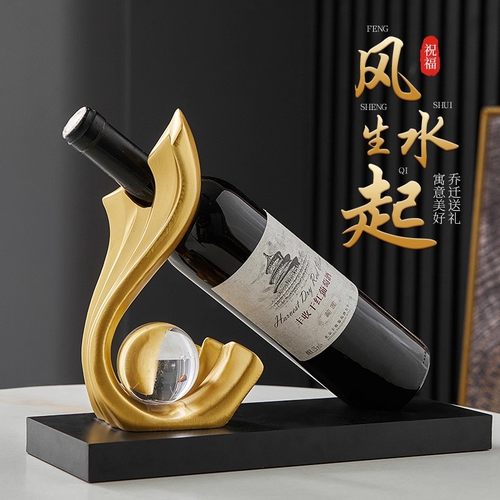 创意斜放红酒架酒柜摆件葡萄酒