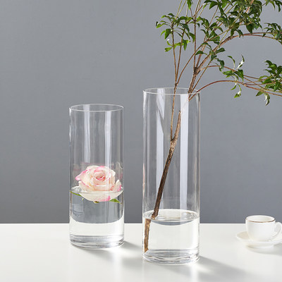 花瓶摆件客厅水养插花玻璃高级感