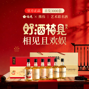 梅见熊伟艺术联名礼盒青梅酒礼盒送礼多口味尝鲜艺术酒礼