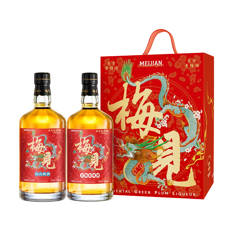 梅见青梅酒时光梅6口味组合装