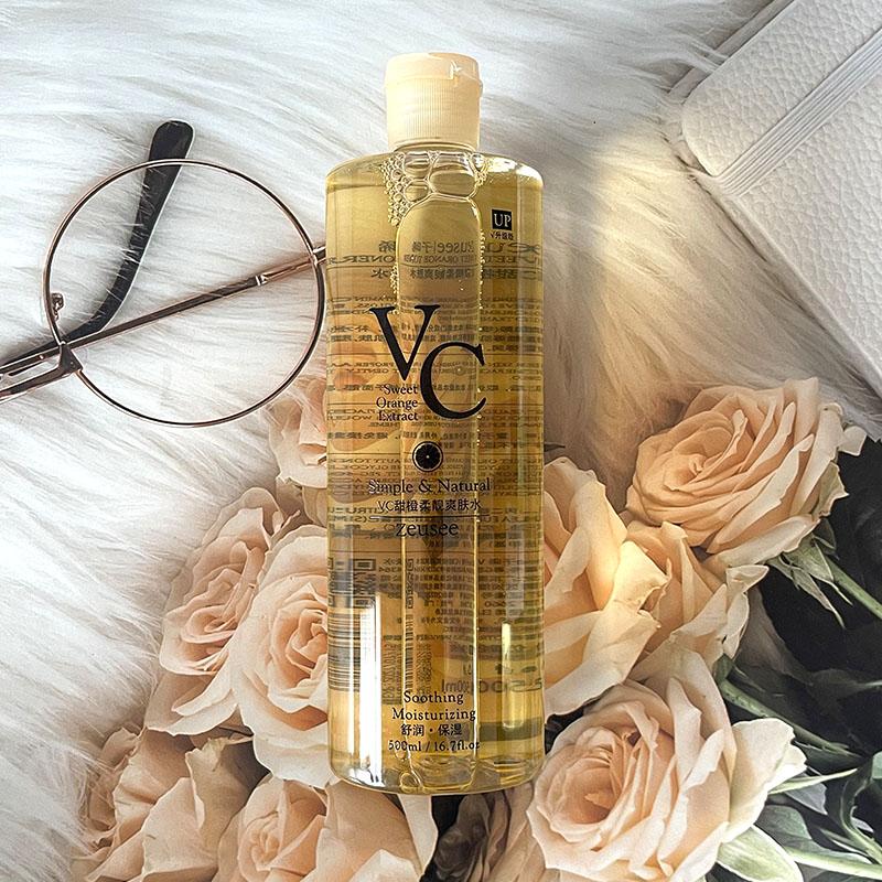 Zeusee子晞VC甜橙柔靓爽肤水面部护肤化妆水收缩毛孔晒后修复控油