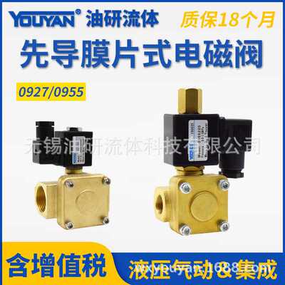 0927500高压6分0927600空压机1寸电磁水阀927200,0927300,0927400