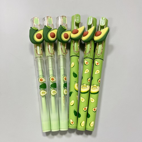 晨光拔帽款牛油果速干中性笔