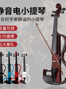 电小提琴电子静音提琴4/4成人专业演奏级学生通用推荐violin电声