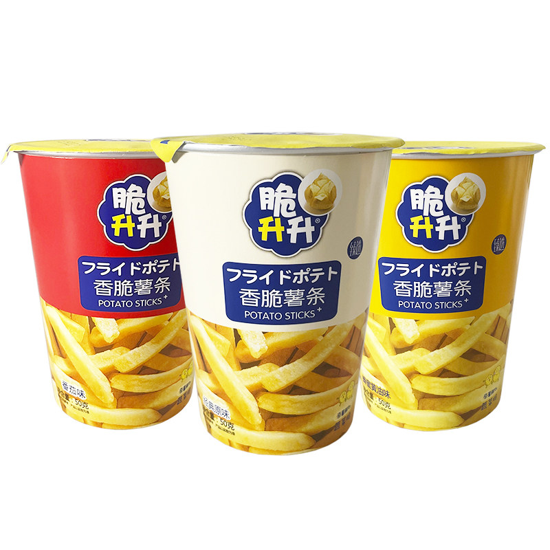 脆升升薯条网红休闲零食膨化食品