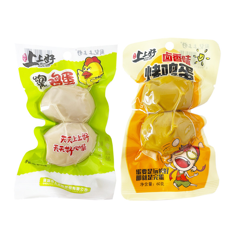 上上好泡椒鸡蛋卤香烤蛋泡面零食