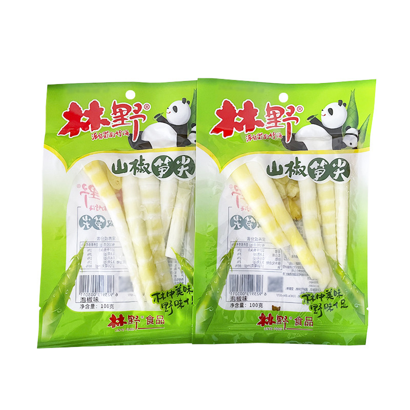 林野山椒笋尖开胃泡椒脆竹笋小吃