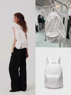 BrandyGirl新款碎花书包bm双肩包女大容量旅行背包休闲百搭通勤包