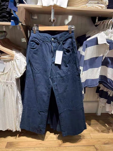 BrandyGirl美式复古高腰bm工装裤女裤子直筒裤休闲裤阔腿裤长裤潮