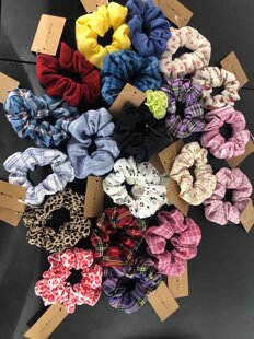 Brandy Girl宋妍霏同款bm大肠发圈欧美简约发绳ins风潮复古发饰