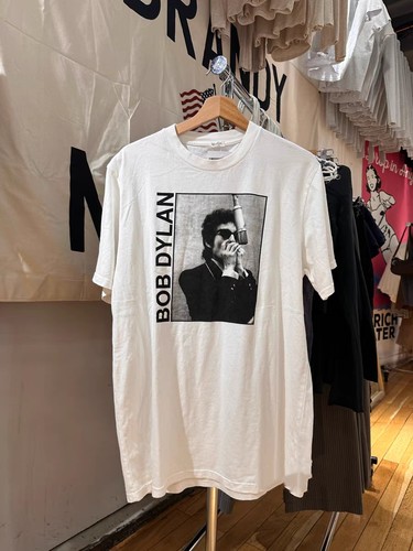 BrandyGirl美式复古BOB DYLAN人物印花bm短袖T恤女宽松休闲上衣潮