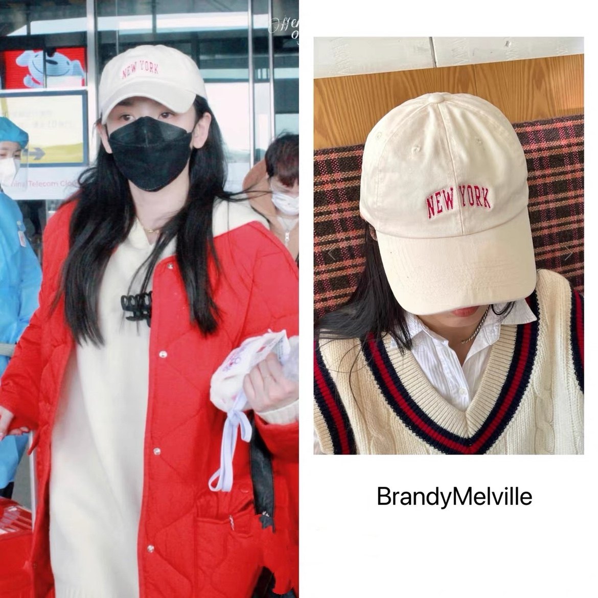 Brandy Girl宋祖儿同款鸭舌帽字母刺绣遮阳帽bm风棒球帽防晒帽女,服饰配件/皮带/帽子/围巾,帽子,淘宝优惠券,粉丝福利购,淘宝优惠卷