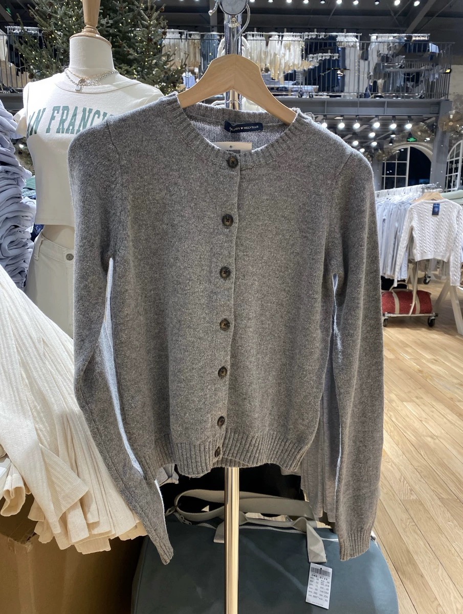 Brandy Girl美式复古羊毛圆领针织衫bm上衣单排扣开衫毛衣外套女