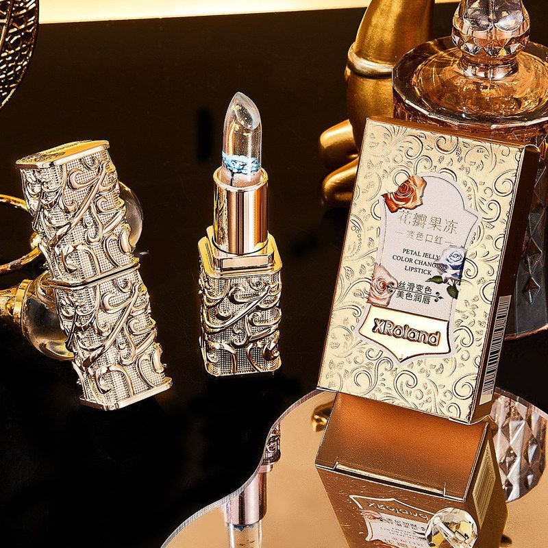 XRoland花瓣果冻口红女温感抖音同款化妆品平价厂家批发代发L038