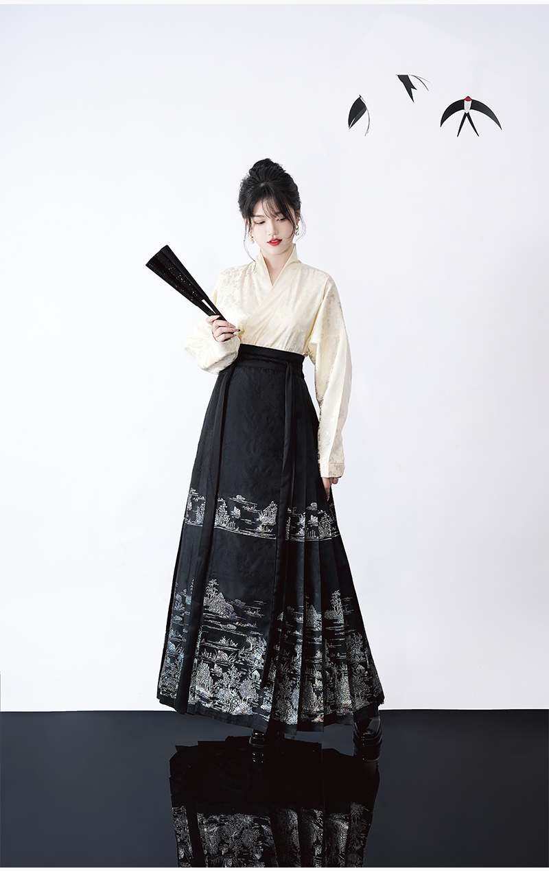 紫玉娅2023螺钿马面织金织银彩银