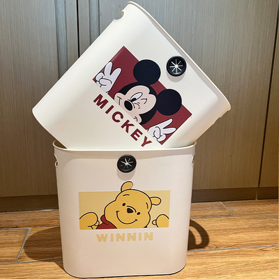 简约大敞口缝隙垃圾桶10L可爱