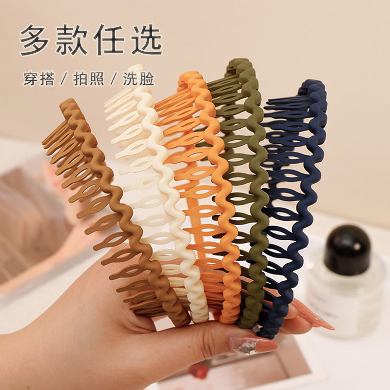 洗脸发箍204新款带齿防滑
