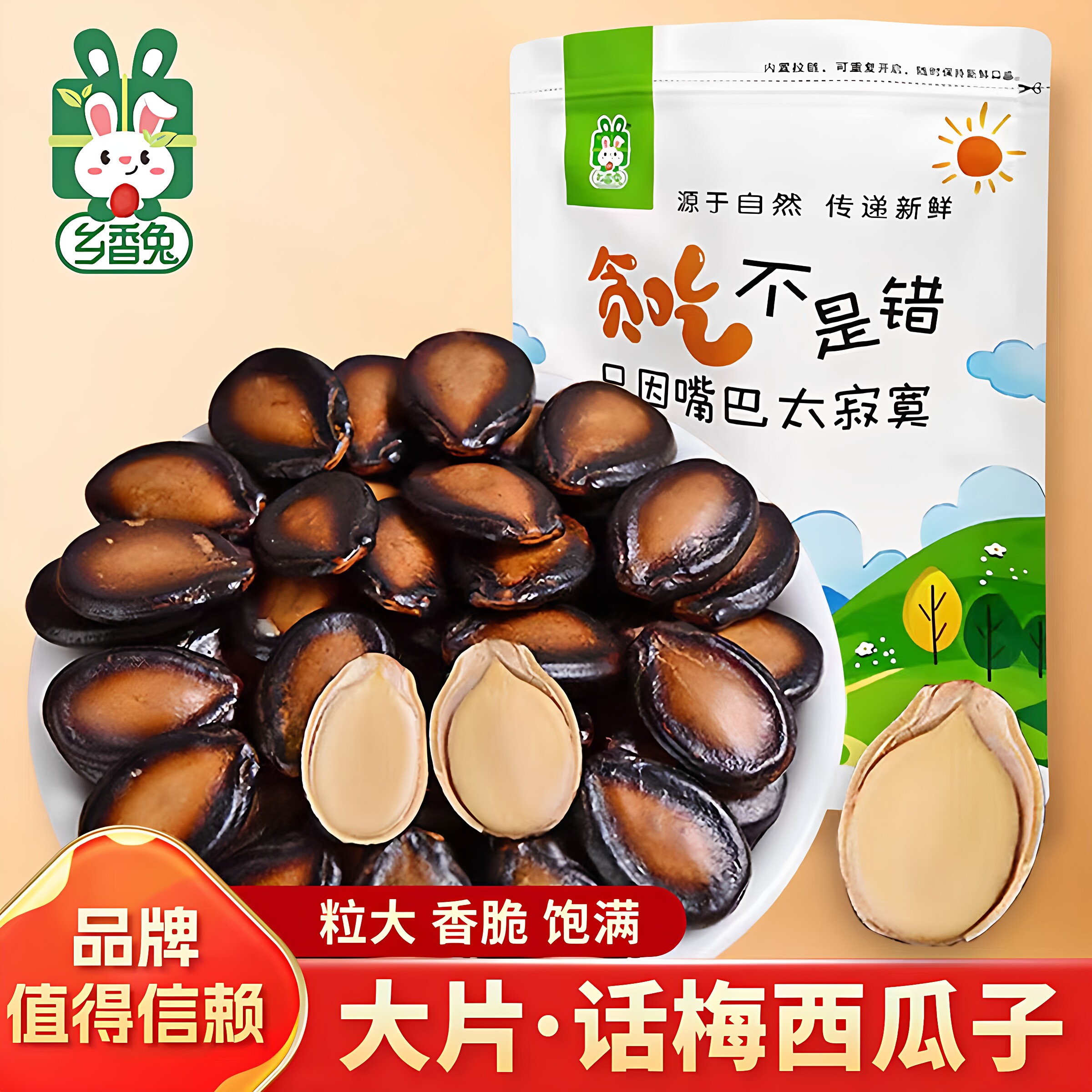 五香西瓜子新货休闲零食炒货话梅咸香黑瓜子散装批发坚果炒货