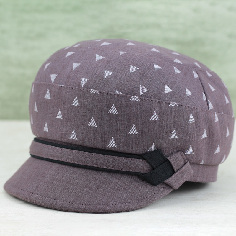 帽子女士鸭舌帽薄款妈妈春秋单帽中老年人休闲布帽奶奶遮阳帽夏天