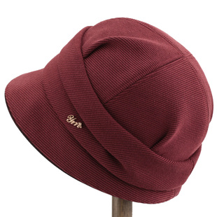 中老年人帽子女士盆帽春秋天奶奶布帽老人盆帽薄老太太妈妈渔夫帽