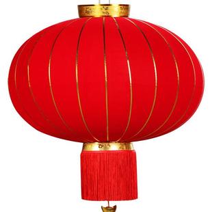 国庆装 大红灯笼挂饰户外防婚水植绒喜庆节乔迁OJV阳中台手工式 饰