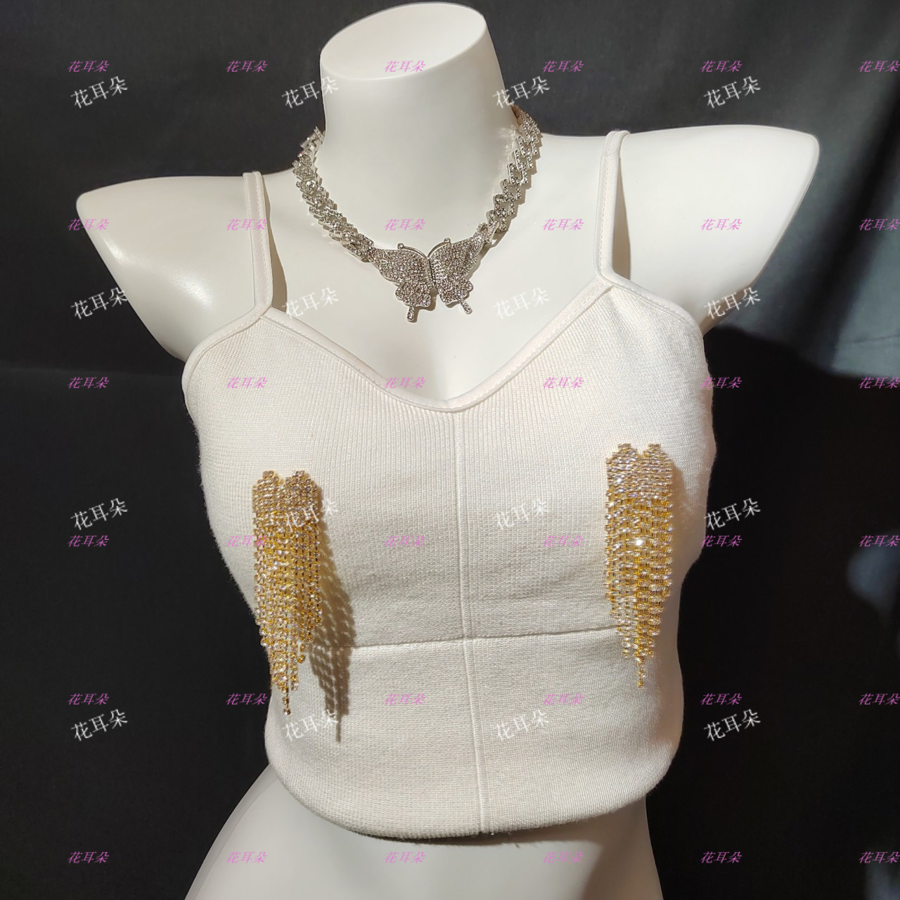 乳贴情趣水钻胸贴金属闪亮星星防走光流苏性感露出性感时尚乳头贴