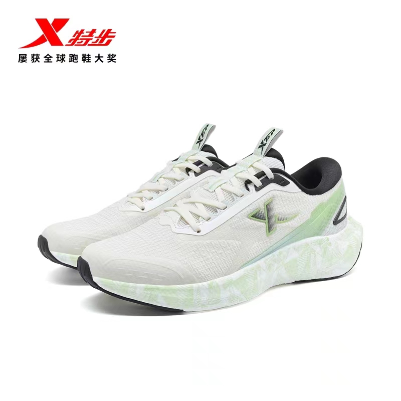 男子特步跑鞋动力跑缓震透气系带