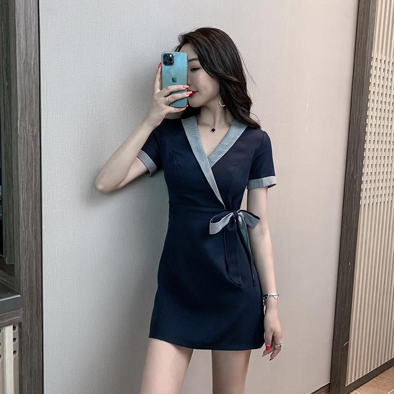 美容师美容院工作服连衣裙年新款高端养生会所足浴足疗spa技师服