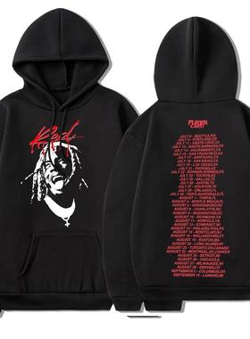 Playboi Carti Hoodie Whole Lotta Red Graphic Hooded Sweatshi