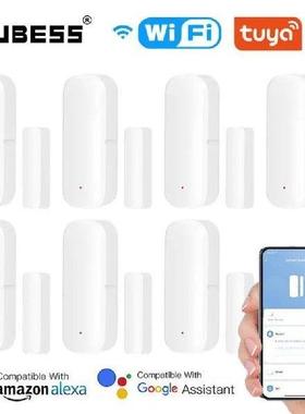 Aubess Tuya WiFi Smart Door Sensor Smart Home Door新款智能门