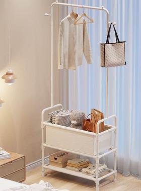 Simple clothes hanger coat storage rack shoe shelf stool新款