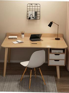 Desk simple office computer tae home wooden study desk书桌新