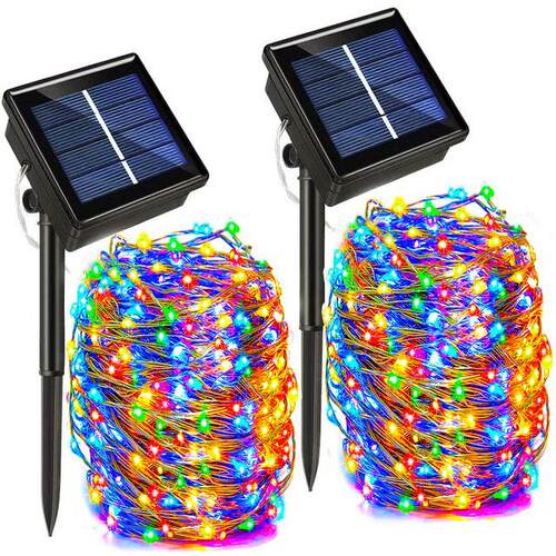 50/100/200/330LEDSolar Light Outdoor Lamp String Lights跨境