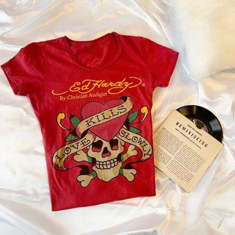 GothGirlsY2K衣服T恤