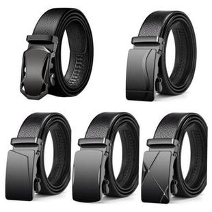 Belts Men PU Leather Belt for Mens Waist Belt Ratchet Belt新
