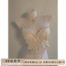 白色法式蕾丝内衣少女小胸聚拢无钢圈性感日系甜美纯欲风文胸套装