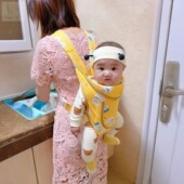 小月龄宝宝背带多功能轻便婴儿前抱式 背带前后两用抱娃神器后背式