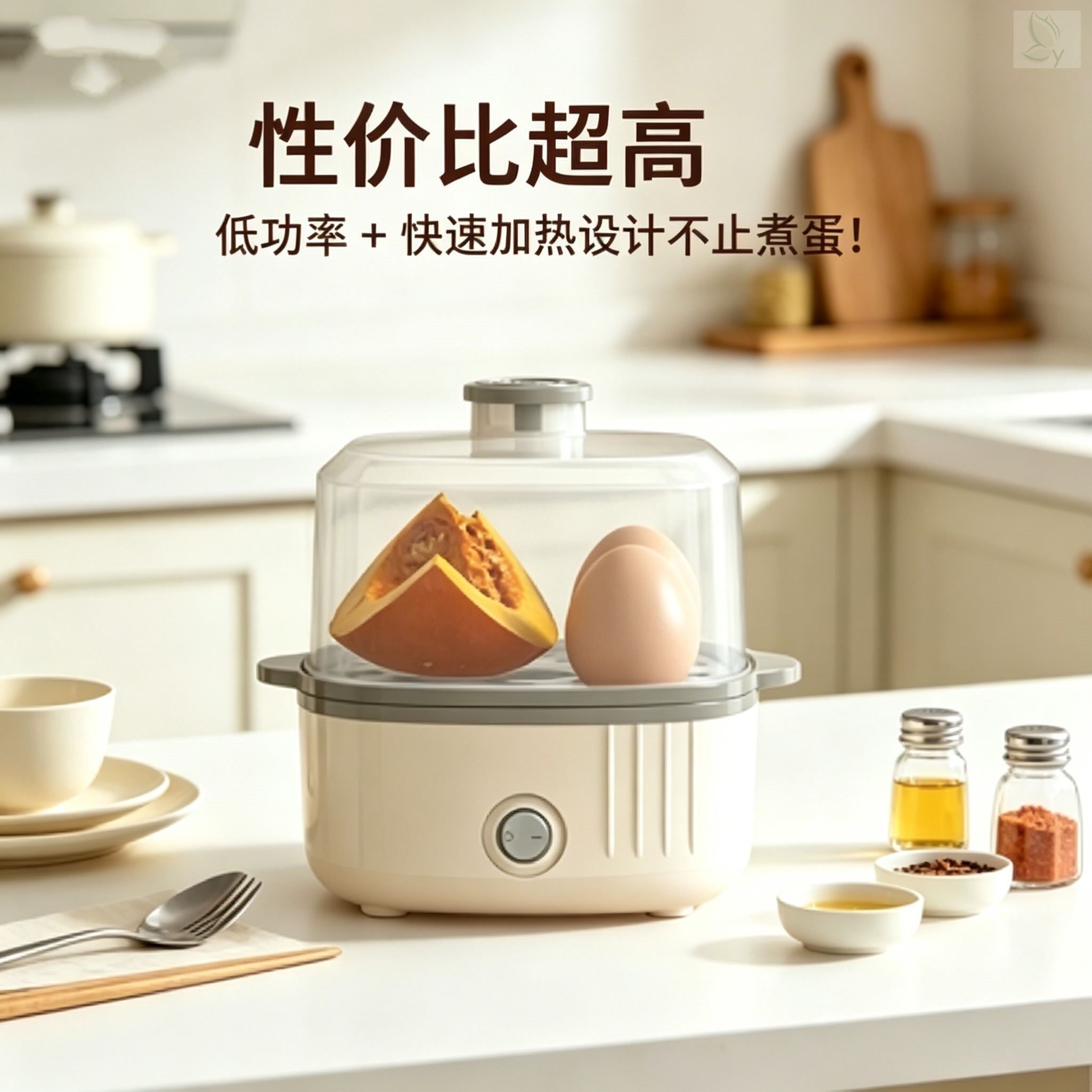 微型煮蛋器智能小多功能双层宿舍家用蒸一人神器自动断电定时预约