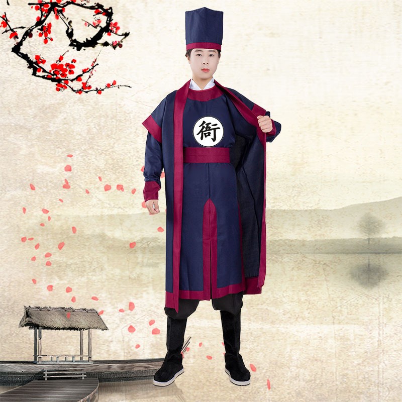 古装明朝捕快衙役年会话剧表演服