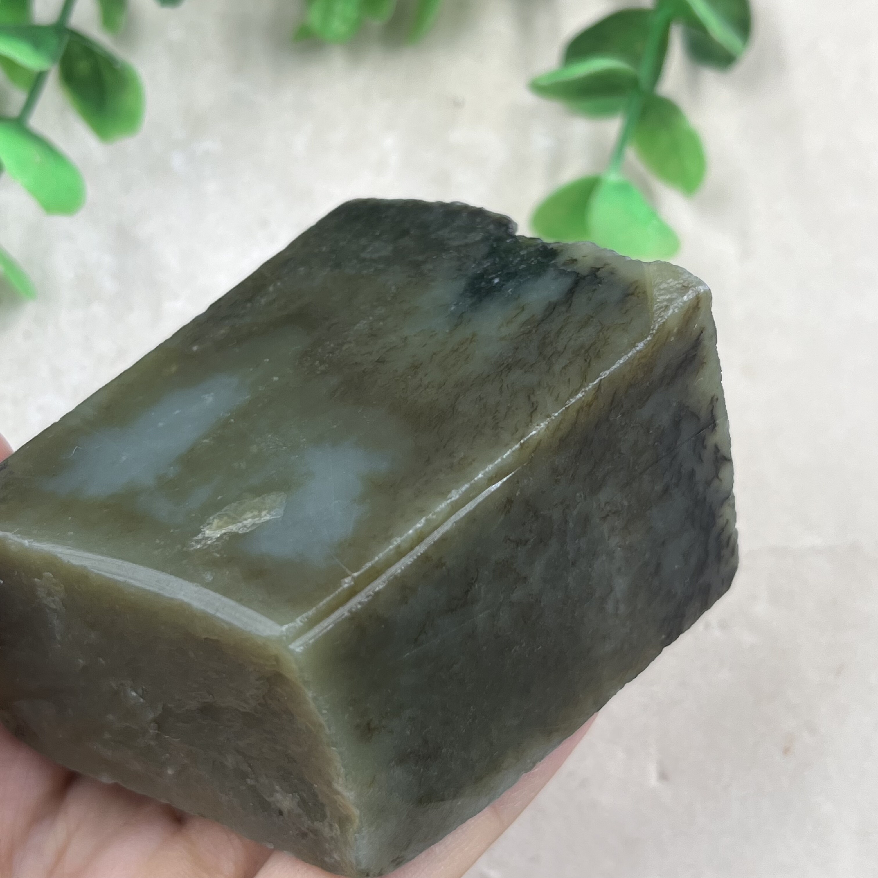 新疆和田玉且末糖三色特色把件边角料玉 石料DIY挂件包邮229克t