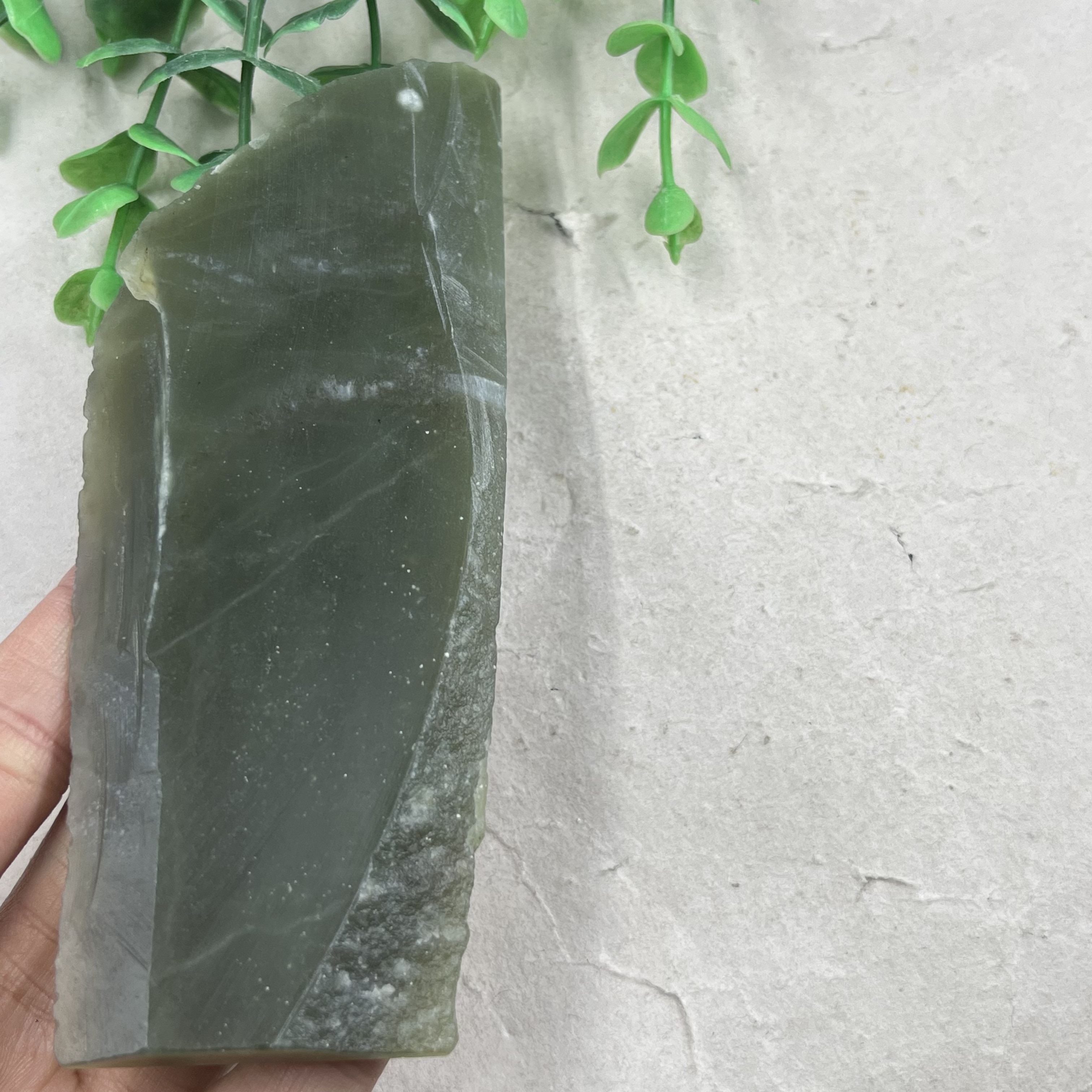 新疆和田玉晴水牌子边角料玉石料长方片料下脚料标本料包邮117克x