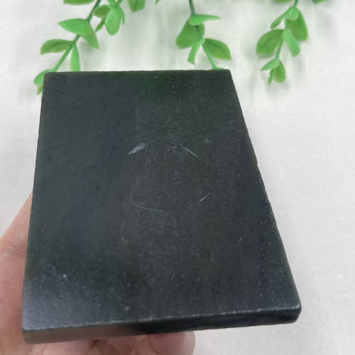 新疆和田玉青玉牌子料边角料玉石料DIY 把件下脚料片料包邮135克t