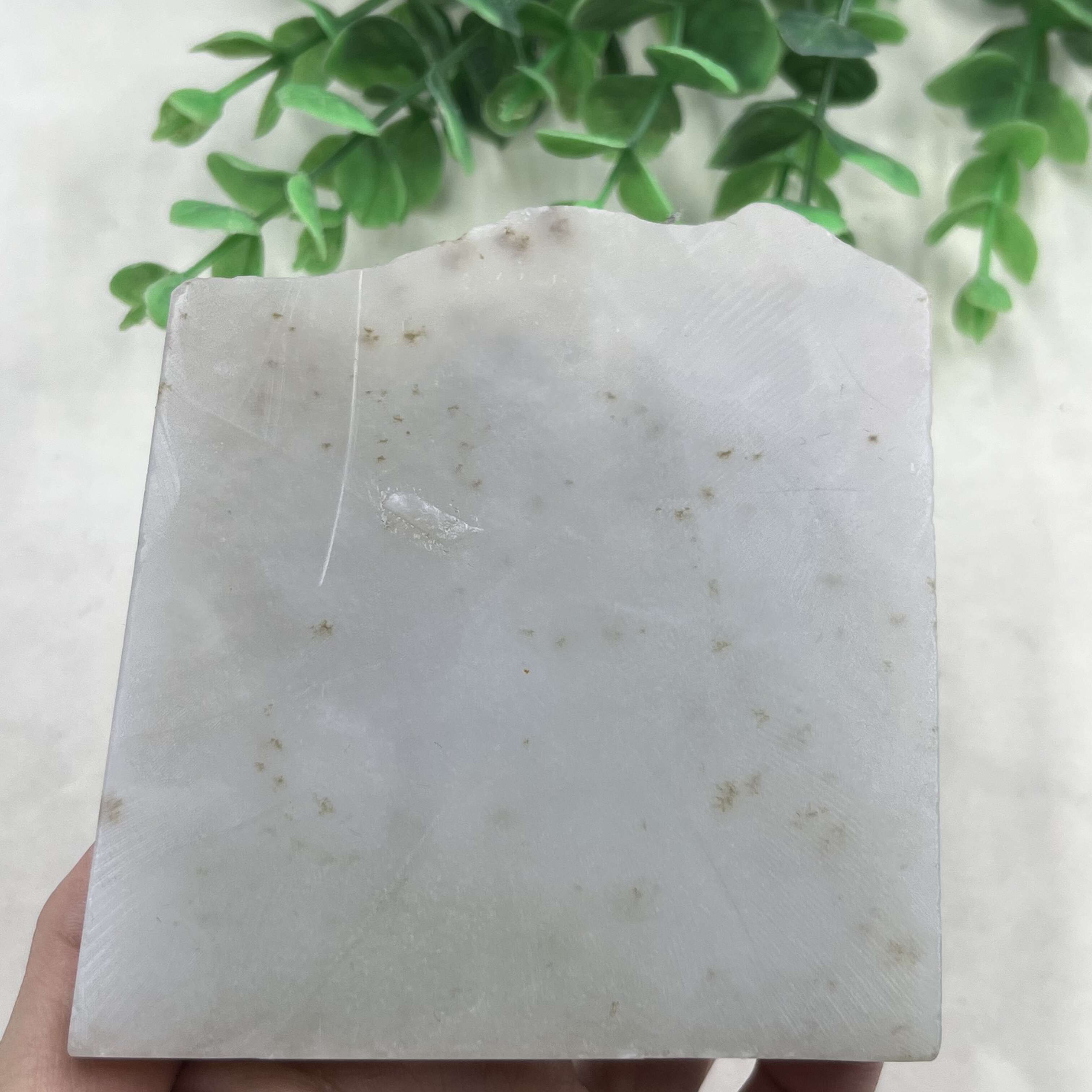 新疆和田玉烟灰牌子料边角料玉石料DIY珠子料下脚料毛料包邮236克