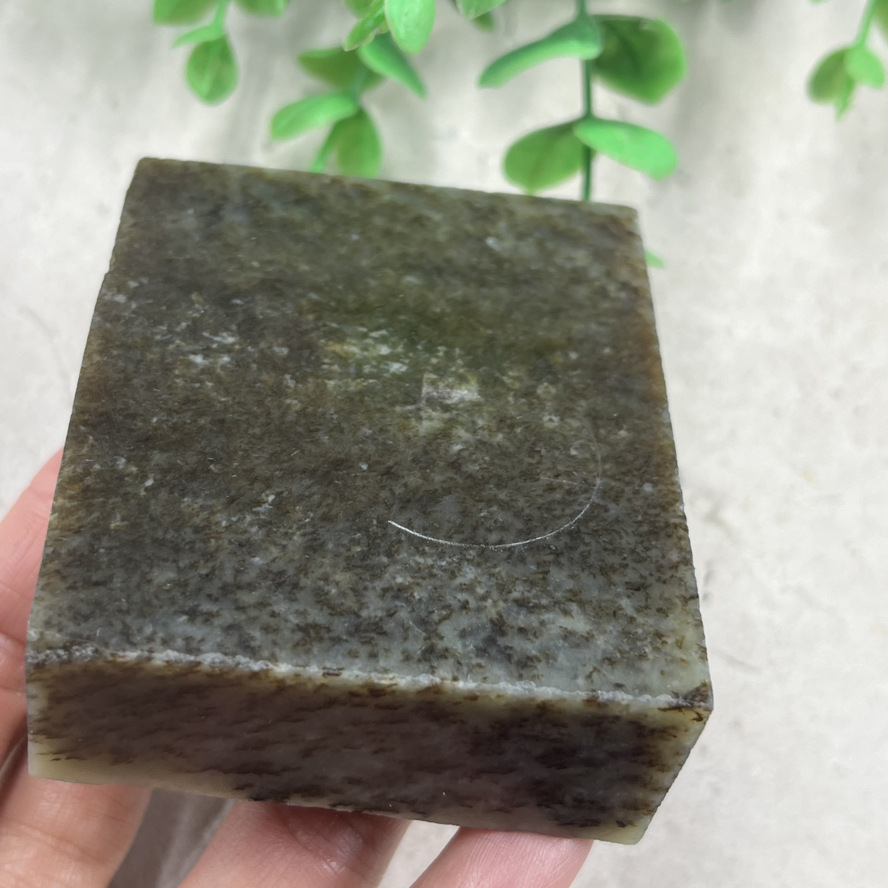 新疆和田玉糖玉且末牌子把件边角料玉石料方块料下脚料包邮223克t