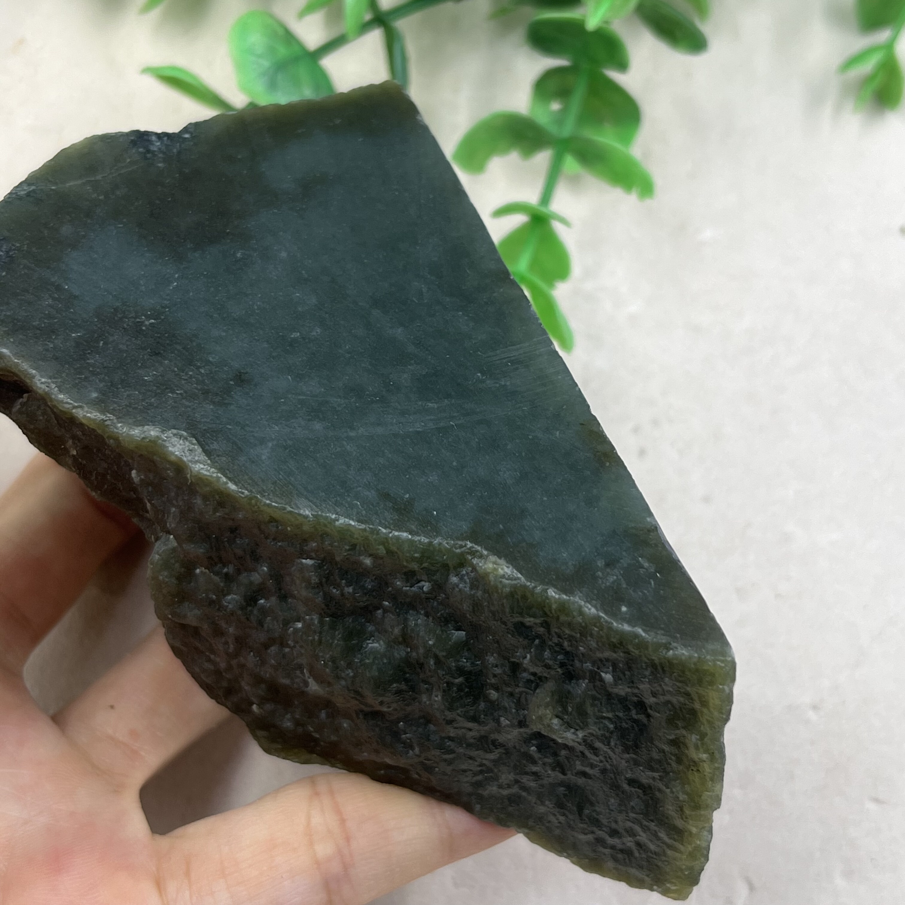 新疆和田玉糖青玉把件边角料玉石料毛料DIY珠子下脚料包邮318克ta