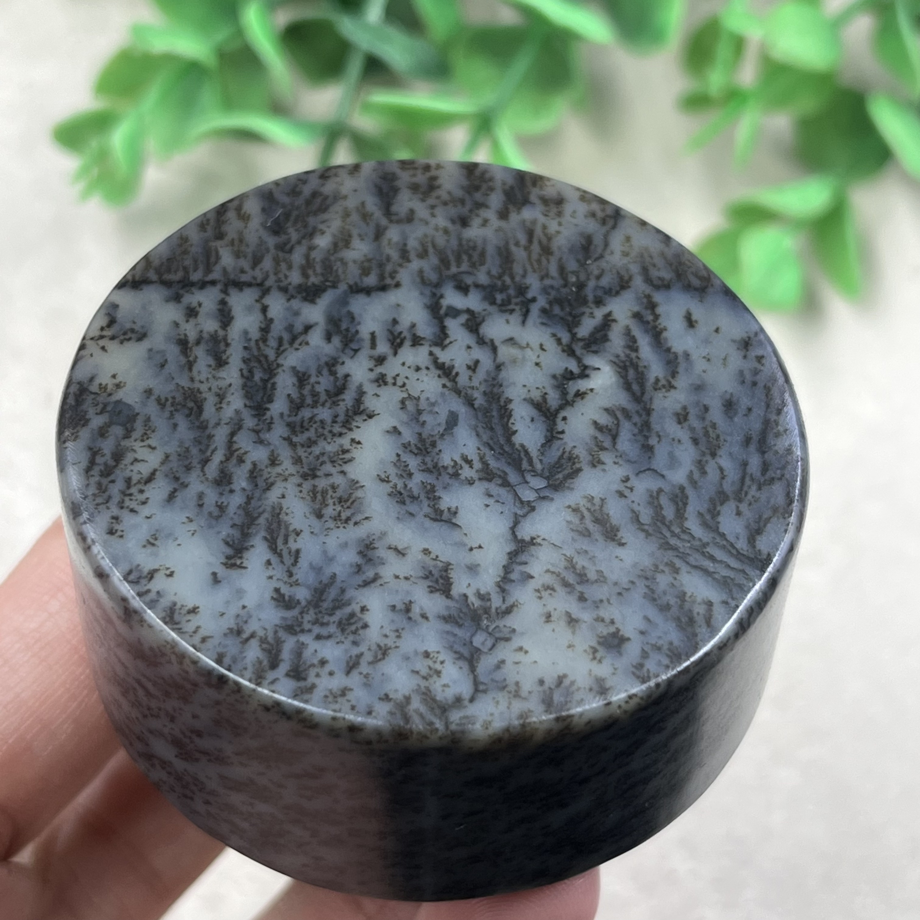 新疆和田玉糖草花意境树木手镯芯特色圆柱手把件包邮147克t带证书