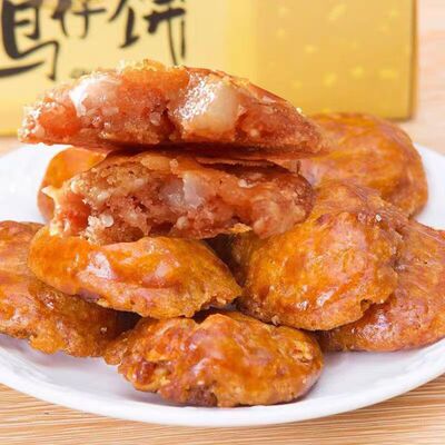【软】正宗手工鸡仔饼陈皮南乳港式小吃传统广东美食特产零食糕点