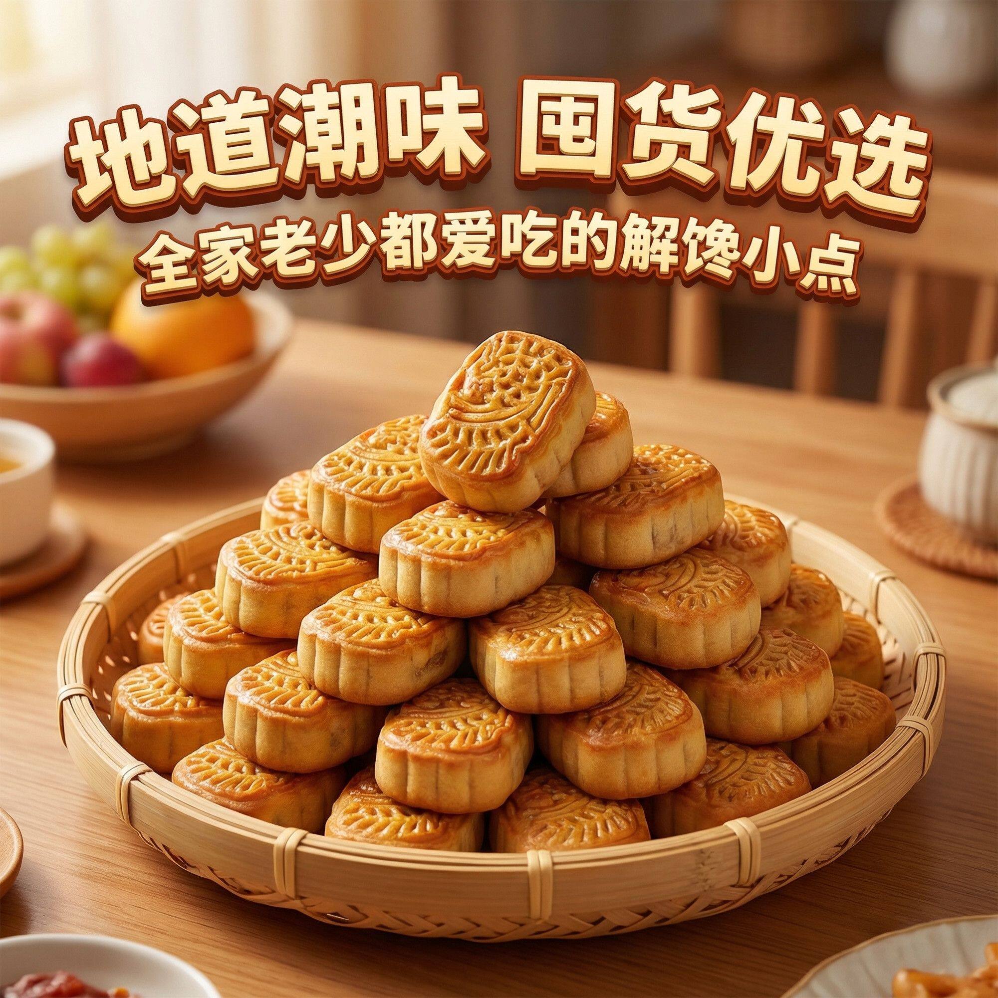 腐乳饼正宗潮汕特产咸味零食潮州小吃手工香肉馅饼糕点早餐零食品