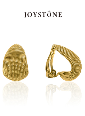 JOYSTONE x Diva 意大利宇宙水滴耳夹女 18K镀金设计感耳饰